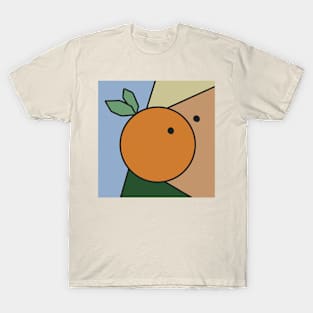 Abstract Orange T-Shirt